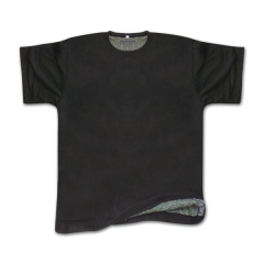 Camiseta manga corta Pielcu con protección anticorte color negro 76603