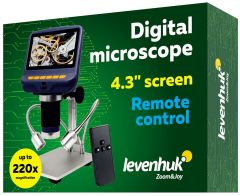 Microscopio Levenhuk DTX RC1 con mando a distancia