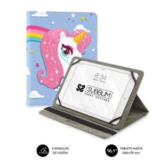 Funda subblim trendy case unicorn para tablets de 10.1'-11'