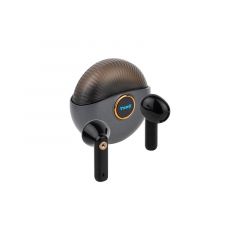 Auricular bluetooth + microfono con estuche de carga snail negro tooq