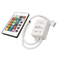 Conjunto controlador y mando a distancia para tiras multicolor RGB Electro DH 81.052 8430552138074