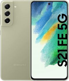 Teléfono Samsung Galaxy S21 FE, 5G. Color Verde Oliva (Green). 6 GB de RAM, 128 GB de Memoria, Pantalla Dynamic AMOLED 2x de 6.4”.Triple cámara con calidad profesional. Smartphone completamente libre.