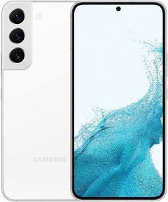 Teléfono Samsung Galaxy S22 5G, Color Blanco (White), 128 GB de Memoria Interna, 8 GB de RAM, Dual SIM, Pantalla Dynamic AMOLED x2 de 6.1". Cámara principal de 50 MP. Smartphone completamente libre.