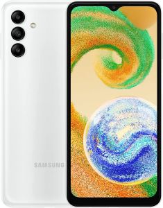 Teléfono Samsung Galaxy A04s A047 (2022), Color Blanco (White), 32 GB de Memoria Interna, 3 GB de RAM, Dual SIM, Cámara principal de 50 MP. Pantalla de 6,5". Smartphone completamente libre.