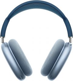 Auriculares Airpods Max, Color Azul (Blue). Cancelación activa de ruido que filtra el sonido externo, Sonido envolvente. Modo de sonido ambiente para escuchar lo que te rodea.