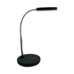 Lámpara LED de sobremesa con flexo color negro Electro DH, potencia 5 W, 350 lumens, ideal para casa u oficina, 82.055/N