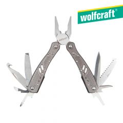 wolfcraft GmbH 4080000 alicate multiherramienta para bolsillo 13 herramientas Metálico
