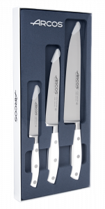 Set 3 cuchillos de la serie RIVIERA BLANC