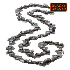 BLACK+DECKER A6225CS-XJ - Cadena cromada contragolpe, 25cm, 40 eslabones (1,3cm),Para motosierra de pértiga B+D