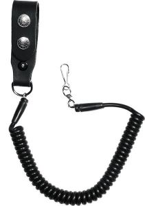 Cordón De Seguridad trabilla con broches en color negro Vega holster 8V20