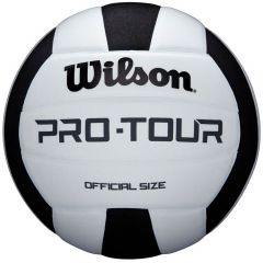 Balón de voleibol wilson pro-tour blanco y negro talla 5 wth20119xb
