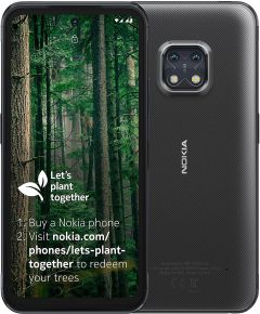 Teléfono Nokia XR20, Color Negro Granito (Black Granite), 64 GB de Memoria Interna, 4 GB de RAM, Pantalla Full HD+ de 6.67". Cámara Dual con 48MP. Carga Rápida. - Smartphone completamente libre.