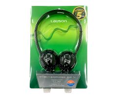 Lauson PH-92 TV auricular y casco Auriculares Alámbrico Música Negro