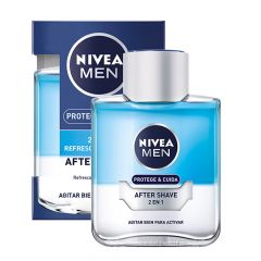 NIVEA Men Protege & Cuida After Shave 2 En 1 Refresca & Hidrata 100 ml