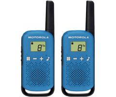 Motorola TALKABOUT T42 two-way radios 16 canales Negro, Azul