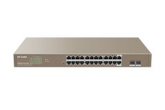 IP-COM Networks G3326P-24-410W switch Gestionado L2 Gigabit Ethernet (10/100/1000) Energía sobre Ethernet (PoE) Gris