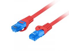 Lanberg PCF6A-10CC-0050-R cable de red Rojo 0,5 m Cat6a S/FTP (S-STP)