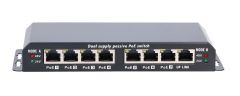 Extralink POE SWITCH 8-7 PORT 24V 90W WITH POWER ADAPTER 24V 2.5A - Switch No administrado L2 Fast Ethernet (10/100) Energía sobre Ethernet (PoE) Negro