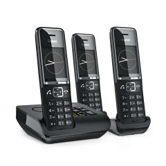 Gigaset COMFORT 550A Teléfono analógico Identificador de llamadas Negro