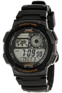 Reloj de pulsera CASIO Sports - AE-1000W-1A correa color: Negro Dial LCD Negro Hombre