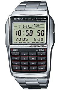 Reloj Casio DBC-32D-1A Resina correa color: Metálico Dial LCD Digital Unisex