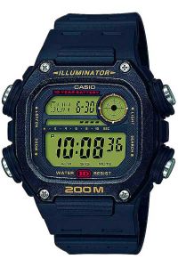 Reloj de pulsera CASIO Collection - DW-291H-9A correa color: Negro Dial LCD Negro Hombre