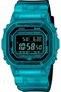 Reloj de pulsera CASIO G-Shock - DW-B5600G-2ER correa color: Azul verdoso Dial LCD Negro Hombre