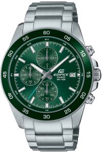 Reloj de pulsera CASIO Edifice - EFR-526D-3AVUEF correa color: Gris plata Dial Verde Hombre