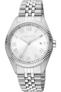 Reloj de pulsera Esprit Hugh - ES1G365M0045 correa color: Gris plata Dial Gris plata Hombre