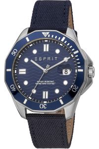 Reloj de pulsera Esprit Kale - ES1G367L0025 correa color: Azul Dial Azul noche Hombre