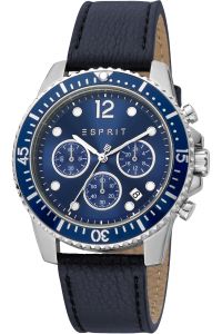 Reloj de pulsera Esprit Hudson - ES1G373L0025 correa color: Azul noche Dial Azul noche Hombre
