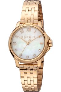 Reloj de pulsera Esprit Bent II - ES1L144M3085 correa color: Oro rosa Dial Mother of Pearl Blanco antiguo Mujer
