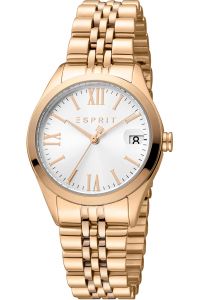 Reloj de pulsera Esprit Gina - ES1L321M0075 correa color: Oro rosa Dial Gris plata Mujer