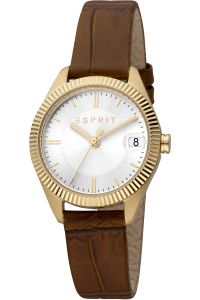 Reloj de pulsera Esprit Madison - ES1L340L0025 correa color: Marrón Dial Gris plata Mujer