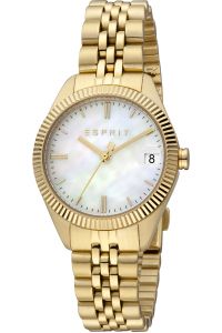 Reloj de pulsera Esprit Madison - ES1L340M0065 correa color: Oro amarillo Dial Mother of Pearl Blanco antiguo Mujer