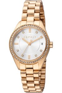 Reloj de pulsera Esprit Alia - ES1L341M0095 correa color: Oro rosa Dial Gris plata Mujer