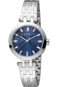Reloj de pulsera Esprit Brooklyn - ES1L342M0065 correa color: Gris plata Dial Azul noche Mujer