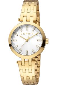 Reloj de pulsera Esprit Brooklyn - ES1L342M0075 correa color: Oro amarillo Dial Gris plata Mujer