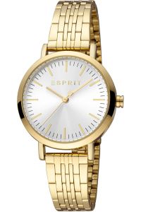 Reloj de pulsera Esprit Ennie - ES1L358M0065 correa color: Oro amarillo Dial Gris plata Mujer