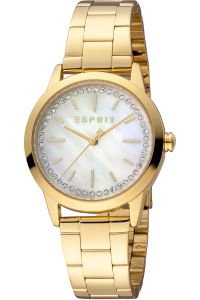 Reloj de pulsera Esprit Vaya - ES1L362M0075 correa color: Oro amarillo Dial Mother of Pearl Blanco antiguo Mujer