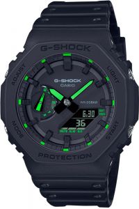 Reloj de pulsera CASIO G-Shock - GA-2100-1A3ER correa color: Negro Dial Negro Hombre