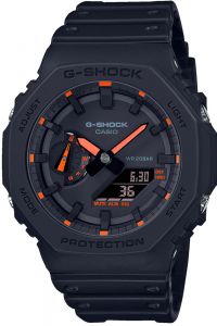 Reloj de pulsera CASIO G-Shock - GA-2100-1A4ER correa color: Negro Dial Negro Hombre