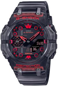 Reloj de pulsera CASIO G-Shock - GA-B001G-1AER correa color: Gris hierro Dial Negro Rojo Hombre