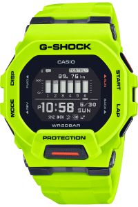 Reloj de pulsera CASIO G-Shock - GBD-200-9ER correa color: Amarillo Dial Negro Hombre