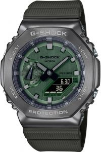 Reloj de pulsera CASIO G-Shock - GM-2100B-3AER correa color: Verde oliva Dial Verde botella Hombre