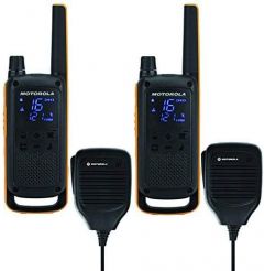 Motorola Talkabout T82 Extreme Twin Pack two-way radios 16 canales Negro, Naranja