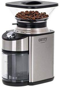 Camry Premium CR 4443 molinillo de café 200 W Negro, Acero inoxidable