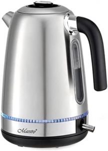 Maestro MR-050 Electric Kettle with Lighting Silver 1.7 L