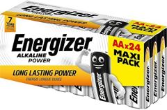 Energizer Alkaline Power - Pack de 24 pilas Alcalinas AA/LR06