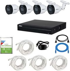 Dahua Technology IPC -HFW1530S-0280B-S6 cámara de vigilancia Bala Cámara de seguridad IP Interior y exterior 2880 x 1620 Pixeles Techo/pared